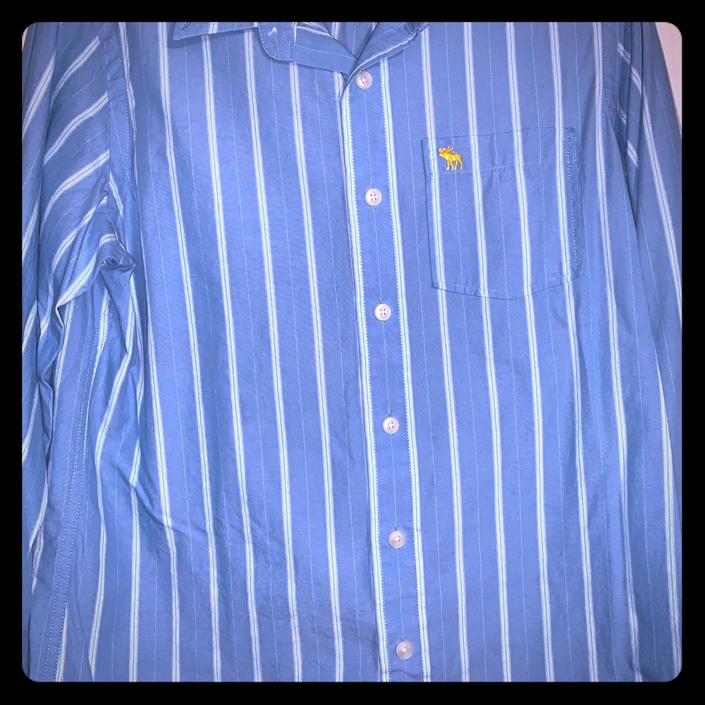 Abercrombie Blue long sleeve shirt